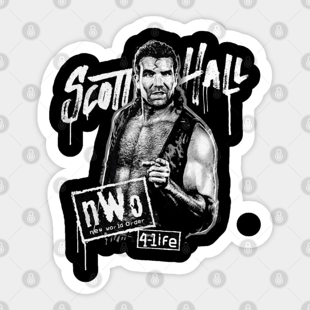 Scott Hall nWo Sticker by Holman